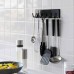 Закачалка с 6 кукички 25см Tower черна